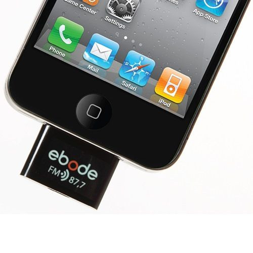 Ebode FM87 FM plug-in for iPhone iPod / iPad, FM 87.7 Opop