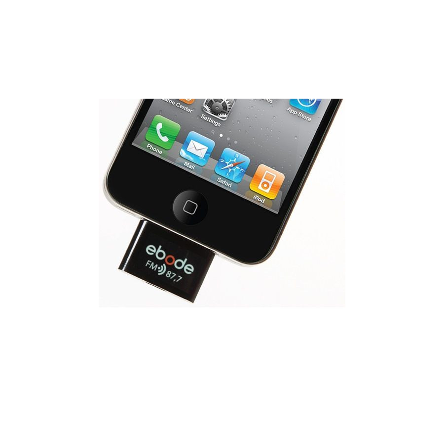 Ebode FM87 FM Plug-in voor IPhone Ipod/Ipad, FM 87,7 opop