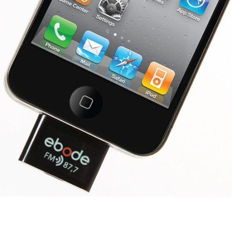 Ebode FM87 FM plug-in for iPhone iPod / iPad, FM 87.7 Opop