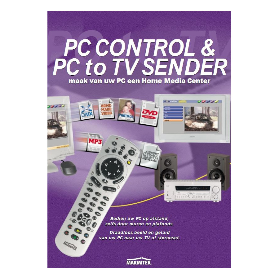 Marmitek PC control universele remote opop