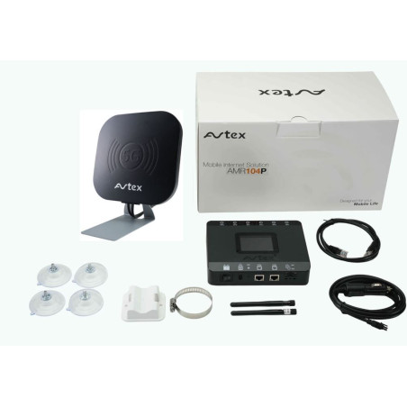 Avtex AMR104P complete kit 4G router R104X + ant. P55AN ZW.,Avtex AMR104P complete kit 4G router R104X + ant. P55AN ZW.,Avtex AM