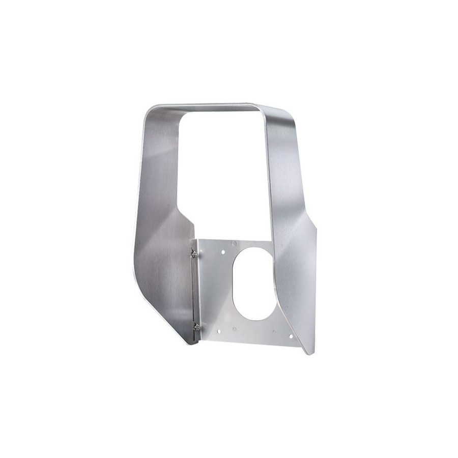 Protective roof for stainless steel pillar