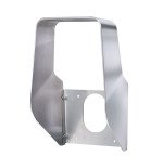 Protective roof for stainless steel pillar